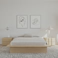 thumbnail image 5 of Nexera Malibu Queen Size Platform Bed, Natural Blonde Oak, 5 of 9