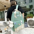 thumbnail image 5 of KVPLBQFD Travel Backpacks for Men Backpack Travel Day Backpack with Chest Strap Casual Backpack Work Big Travel Bag, Mint Green One Size, 5 of 5