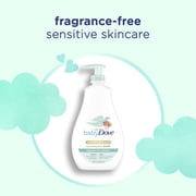 Baby Dove Sensitive Skin Care Baby Wash Fragrance Free Hypoallergenic, 20 oz
