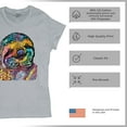 thumbnail image 4 of Tee Hunt Dean Russo Cute Lazy Sloth T-Shirt Funny Wild Life Colorful Women's T-Shirt Tee, Gray, X-Large, 4 of 5