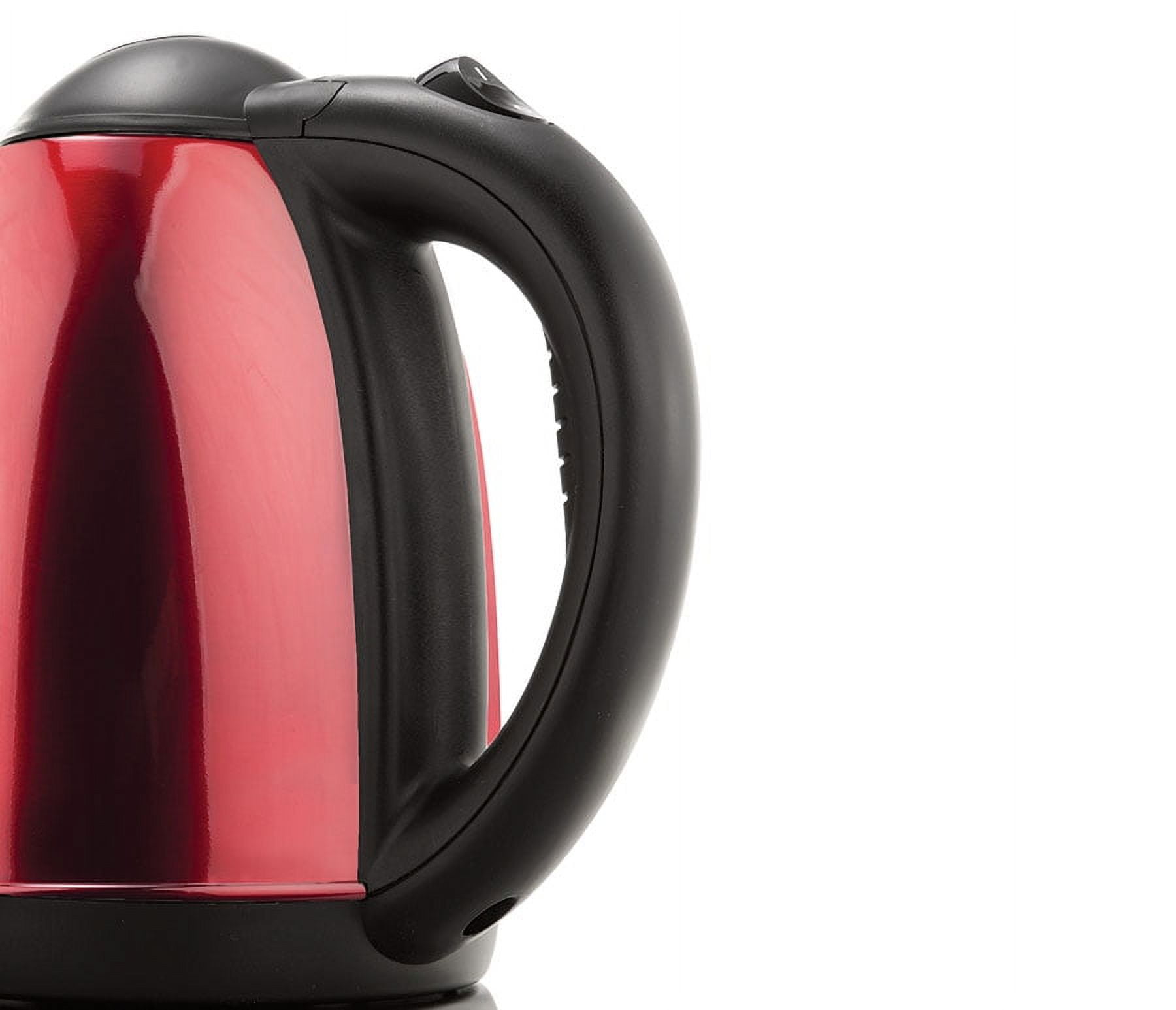 Courant 1.5 Liter Cordless Stainless Steel Electric Kettle - Red, 1 - Kroger