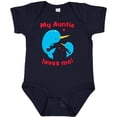 thumbnail image 3 of Inktastic My Auntie Loves Me Narwhal Family Boys or Girls Baby Bodysuit, 3 of 5