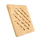 thumbnail image 3 of Tapeta para Tazas de Bambú Restente Al Calor, Evita Daños Directos, Tapete de Mesa Grueso para Olla, Tazón con Diseño Hueco, Decoración de Cocina Ideal para el Hogar, 3 of 7