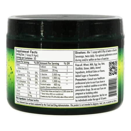Clean Machine - Clean BCAA Natural Food-Sourced BCAA's 30 Servings - 132 Grams