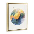 thumbnail image 3 of Stupell Industries Eclectic Nebula & Stars Watercolor Gold Floating Frame Canvas Art, 25 x 31, by Michael Willett, 3 of 8