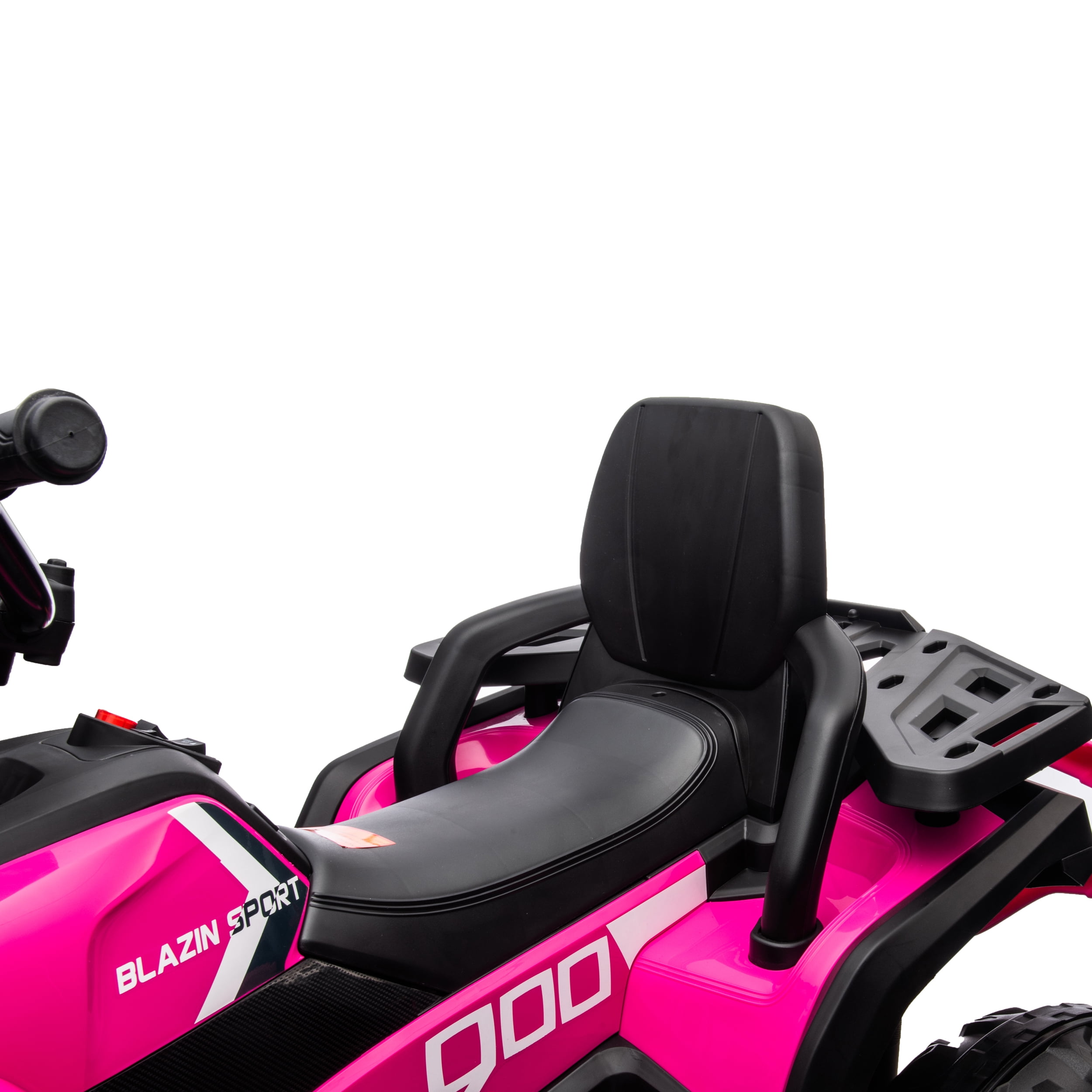 Blazin Wheels 12 Volt Battery Operated Pink ATV Ride-On with Lights and Sound