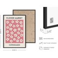 thumbnail image 3 of HAUS AND HUES Flower Market Poster, Flower Prints Wall Art, Danish Pastel Posters, Danish Pastel Wall Decor, Pastel Flowers Wall Poster, Flowers Wall Art, Flower (24" x 36" Framed Black), 3 of 6
