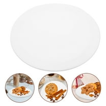 UPKOCH White Plates for Storage Smooth Surface Snack Tray 10 Inch Round Dinner Plates