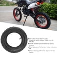thumbnail image 4 of Qiilu Motorcycle Accessories,Motorcycle Inner Tube,110/50-6.5 Motorcycle Rear Tire Inner Tube Rubber Fits for Mini Pocket Bike 47cc 49cc, 4 of 8