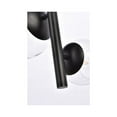 thumbnail image 4 of Wells 18 inch pendant in black with clear shade, 4 of 9