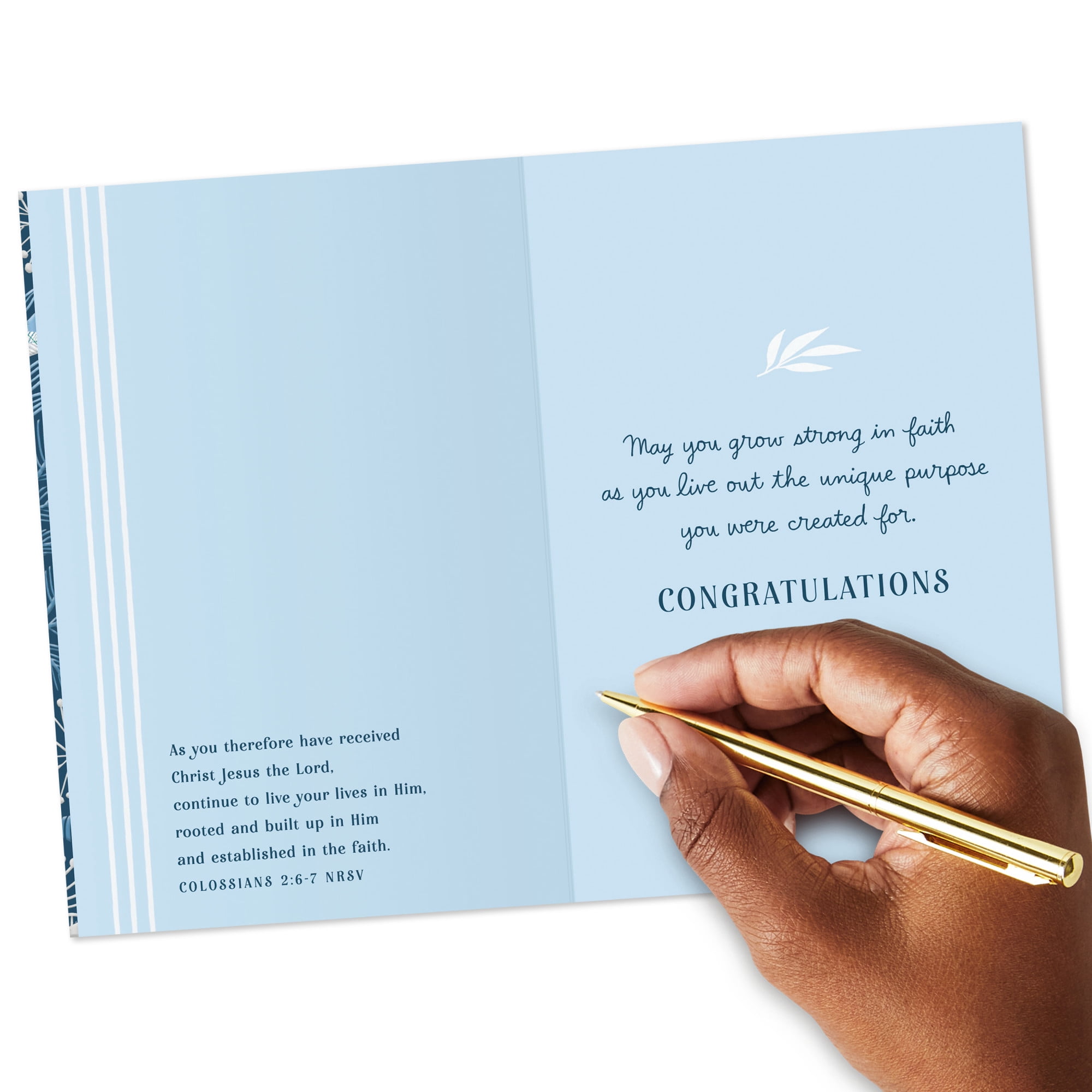 DaySpring Religious Confirmation Card (May You Grow Strong in Faith)