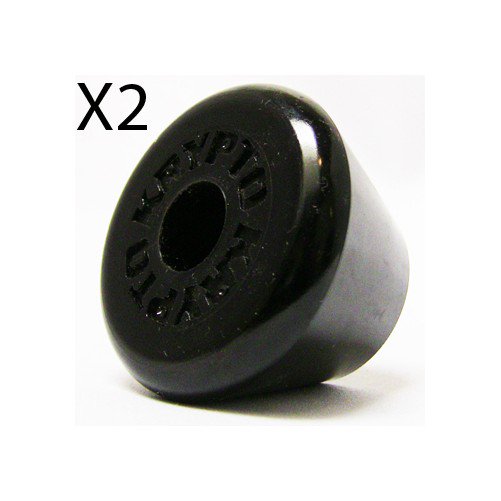 NEW Kryptonics Roller Quad Skate TOE STOPPER BLACK (Set of 2) TOE