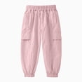 thumbnail image 6 of Avtoify Boys Pants Children's Solid Color Elastic Waist with Side Pockets Slim Sports Sweatpants Long Pants for Kids, 6 of 9