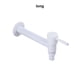 thumbnail image 5 of Bewildely Grifo montado en la pared, grifo de fregadero frío individual, grifos de agua para exteriores, grifos de agua de plástico, lavadora de baño, Accesorios de baño Blanco/Alargado Bewildely HA067683-02, 5 of 6