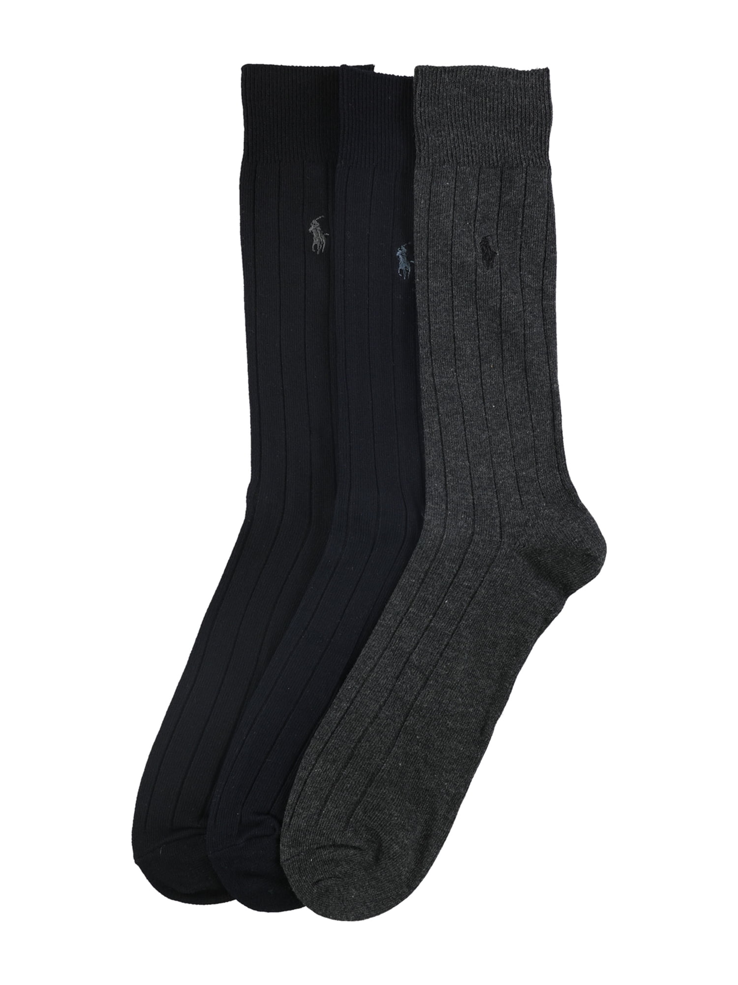 Ralph Lauren Mens 3 Pack Cotton Dress Socks bkast 12-16 | Walmart Canada