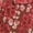 Red, variant on Adrianna Papell womens Flutter Sleeve Floral Chiffon Midi Dress, 6, Red