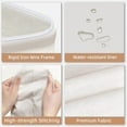 thumbnail image 5 of Collapsible Laundry Basket Dirty Clothes Storage Basket with Handle Hamper Sundries Storage Bag Bathroom Accessories, 5 of 9