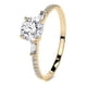 thumbnail image 1 of Anillo De Compromiso De Oro 10k Con Piedra Zirconia, 1 of 5