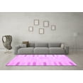 thumbnail image 3 of Ahgly Company Indoor Square Abstract Purple Contemporary Area Rugs, 3' Square, 3 of 4