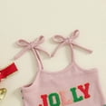 thumbnail image 3 of Mameluco Rarjuiey de una sola pieza para niñas pequeñas con forma de bastón de caramelo, rosa, de 4 a 5 años, 3 of 7