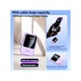 thumbnail image 5 of Small Portable Charger Power Bank PD20w Fast Charging Comes With Flashlight, Battery Pack 10000mAh, Fast Charging Portable Phone Charger For IPhone/Android(Purple), 5 of 8