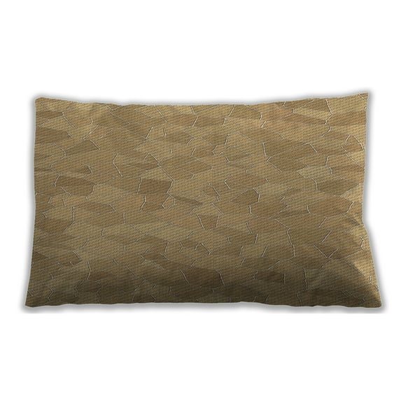 Ahgly Company Indoor Rectangular Contemporary Lumbar Throw Pillow, 13 inch by 19 inch