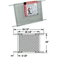 thumbnail image 3 of Prime Line PL15515 Gray Storm & Screen Door Grille, 34.5" x 20", 3 of 4