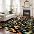thumbnail image 2 of 8'x10' Area Rugs, Contemporary Geometric Indoor Outdoor Area Rug for Living Room Bedroom, Modern Abstract Art Washable Bathroom Rugs Kitchen Floor Carpet Mats Home Decor Aesthetic, 2 of 8