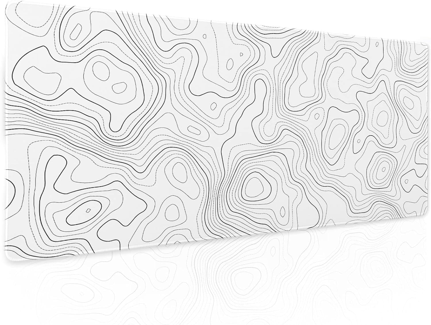 Red Christmas Mouse Pad Christmas Tree Xmas Holiday Winter Extended Desk Mat 90X40 CM Non-Slip Rubber Base Stitched Edge Large XXL Mousepad for Gaming Laptop Computer Desktop 35.4×15.7 Inch