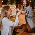 thumbnail image 7 of 30Pcs Paper Grocery Bags with Handles, Kraft Brown Grocery Gift Bags, 10.42X4.72X12.21inch Large Brown Paper Bags, Heavy Duty Kraft Paper Sacks for Shopping, Retail, Takeout, To Go, 7 of 7