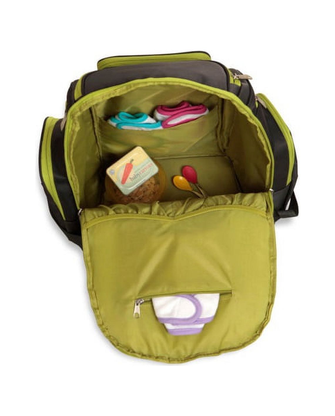 BB Gear Spaces and Places Backpack Diaper Bag, Gray - image 2 of 4