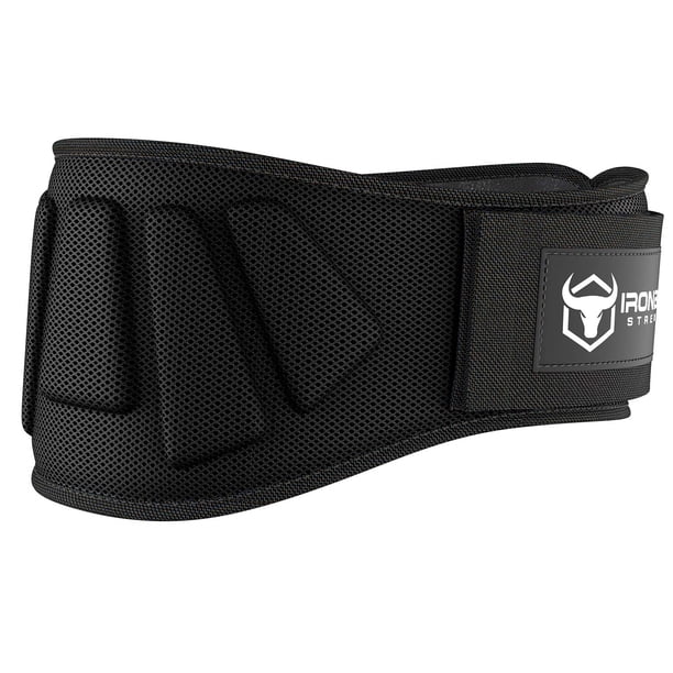 Cinturón de halterofilia Iron Bull Strength de 6 cm con cierre automático negro