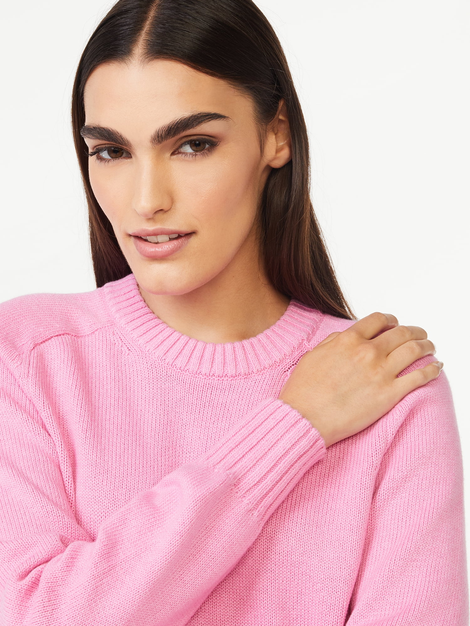 Free Assembly Women’s Shrunken Crewneck Sweater
