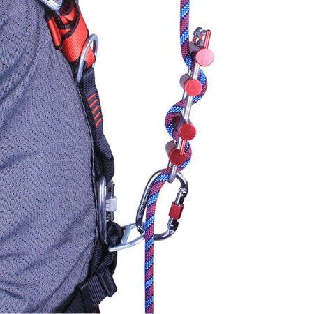 pitrice Aluminum Rock Climbing Rack Descender Rappelling Access Rack ...