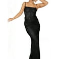 thumbnail image 2 of Sparkly Sequin Prom Dress Maxi Mermaid Bodycon Formal Party Club Dress Black L, 2 of 9