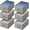Gray, variant on Large Wardrobe Clothes Organizers - Foldable Closet Clothing Organizer for Jean Sweater Shirt Pants Underwear Bra, Divided Clothes Drawer, Grey Closet Shelf Organizer Boxes