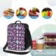 thumbnail image 4 of Balery cute Skull rainbow mushroom Caja de Almuerzo y Bolsa de Almuerzo para Hombres y Mujeres, Bolsa de Almuerzo Reutilizable con Gran Capacidad, Bolsa de Almuerzo Aislada, 4 of 7