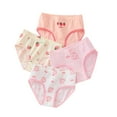 thumbnail image 2 of dazeni 4 Pack Girls Soft Underwear Kids Cute Cartoon Comfort Panty Briefs Toddler Cotton Undies 3-10 Years 1-16 Years, 2 of 3