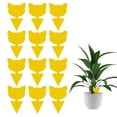 thumbnail image 1 of SPRING PARK 12Pcs Yellow Sticky Trap Flying Insect Sticky Gnat Catcher Dual-Sided for Flies, Aphids, Fruit Fly Indoor and Outdoor, 1 of 7