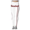 thumbnail image 1 of PEASKJP Flared Leggings Tummy Control Workout Running 4 Way Stretch Yoga Pants, White L, 1 of 5