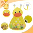 thumbnail image 3 of Organizador de almacenamiento ZHAOCHENG para juguetes de baño del bebé Pato amarillo con 2 ganchos de succión, 3 of 5