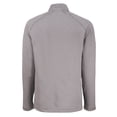 thumbnail image 3 of Men's Cutter & Buck Heather Gray New England Revolution Peshastin Eco Fleece Recycled Raglan Half-Zip Top, 3 of 3