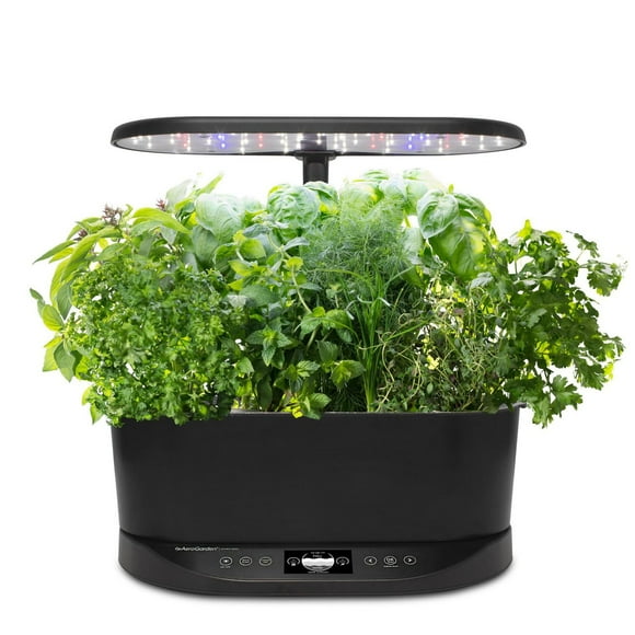 AeroGarden Bounty Basic noir avec kit de capsules de semences Fines Herbes