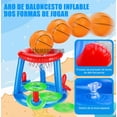 thumbnail image 2 of Juego Inflable Lanzamiento Aros Dinámico Alberca Piscina Kit, 2 of 4