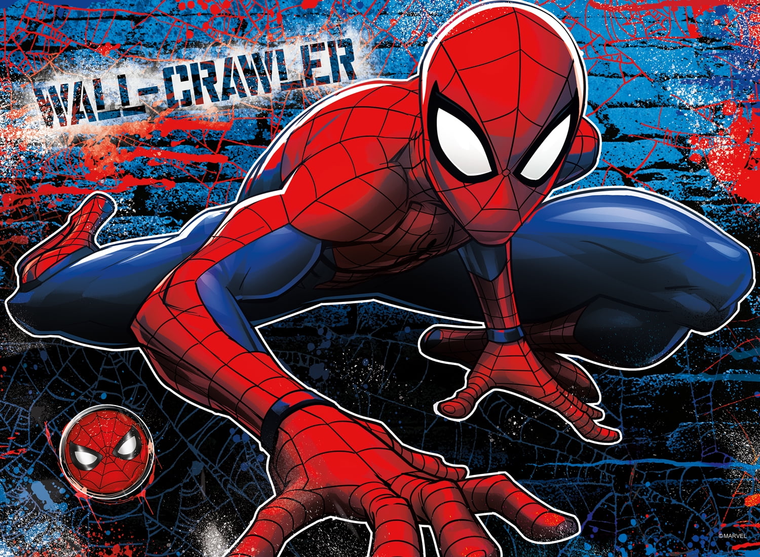 Buffalo Games 100-Piece Marvel Wall Crawler Interlocking Jigsaw Puzzle