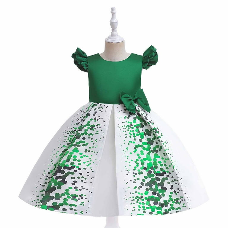 Odeerbi Princess Dresses For Girls Formal Dress St. Patrick's Day Baby Dress Polka Dot Satin Dress Ruffle Sleeve Skirt With Bag Set Green - Walmart.com Odeerbi Princess Dresses For Girls Formal Dress St. Patrick's Day Baby Dress Polka Dot Satin Dress Ruffle Sleeve Skirt With Bag Set Green - Walmart.com