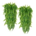 thumbnail image 3 of Plantas colgantes artificiales Jadeshay 2 piezas Helecho persa Verde, 3 of 8