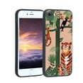thumbnail image 1 of Compatible with iPhone 7 Phone Case, Jungle-Theme-Monkey-Tiger-4 Case Silicone Protective for Teen Girl Boy Case for iPhone 7, 1 of 1