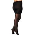 thumbnail image 2 of Women's Falke 43001 Plus Size Semi Opaque Matte Tights (Black 4), 2 of 2