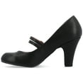 thumbnail image 3 of Journee Womens Narrow Width Windy Round Toe Block Heel Mary Jane Pumps, 3 of 10
